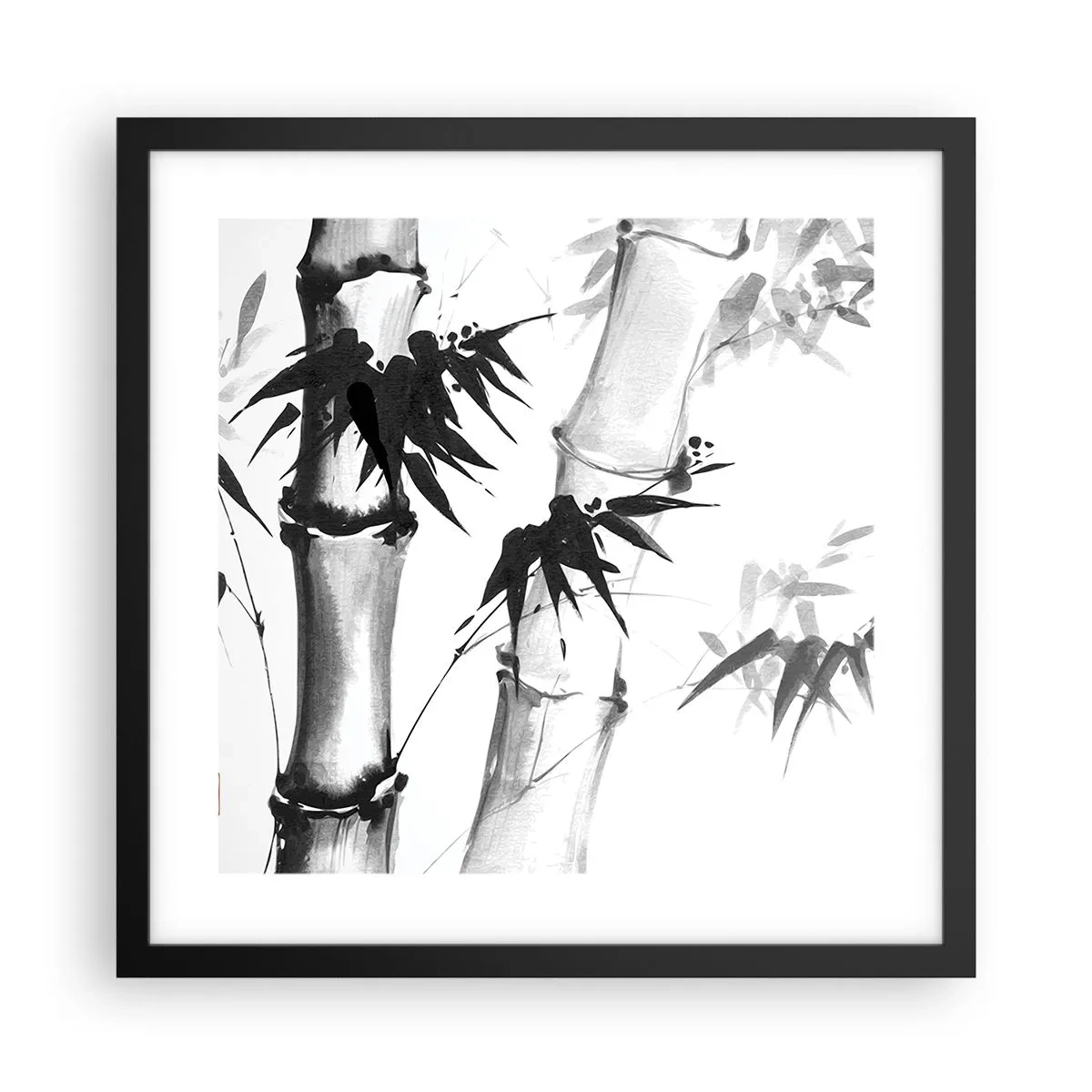 Affiche dans un cadre noir - Poster - Gros plan sur l'orient - 40x40 cm