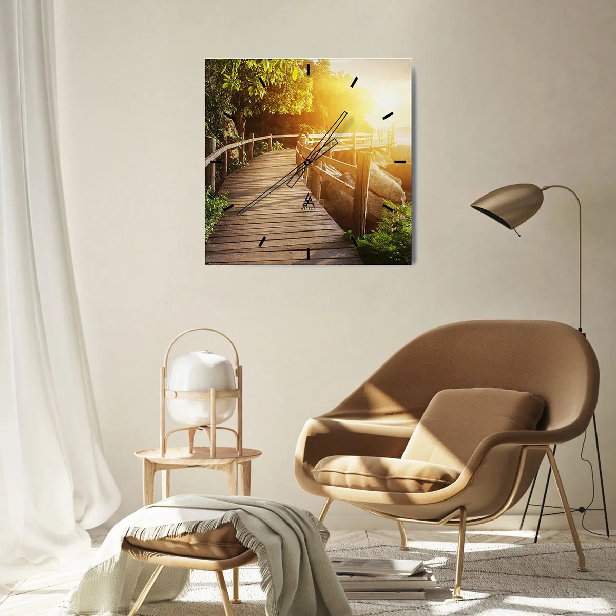 Horloge murale - Pendule murale - Un autre tour, un autre miracle - 30x30 cm