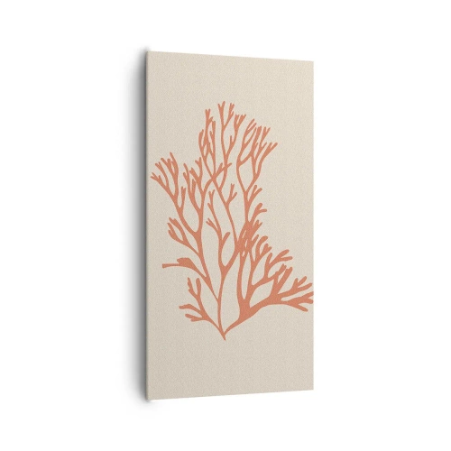 Impression sur toile - Image sur toile - Filigrane de corail - 65x120 cm