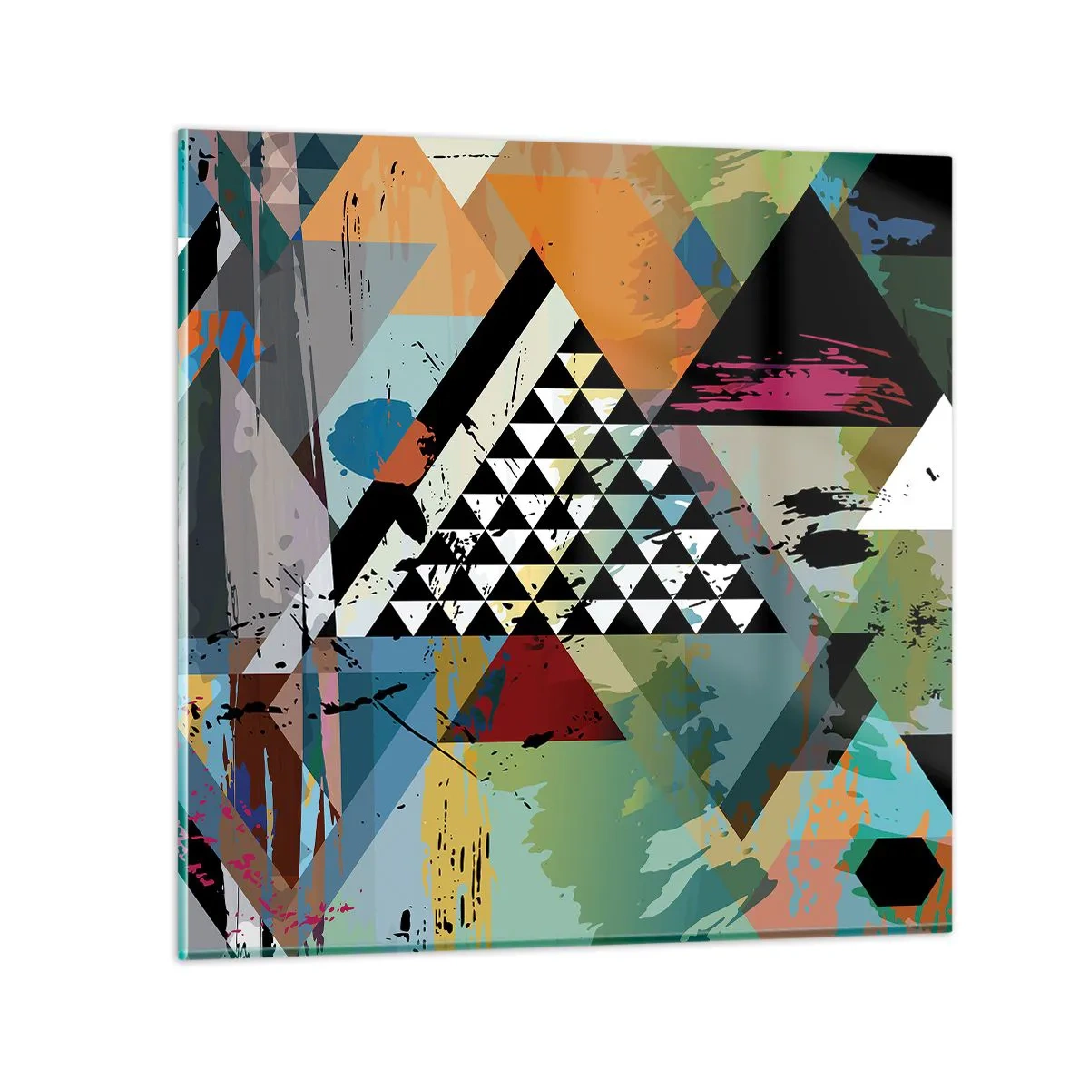 Impression sur verre - Image sur verre - Comme c'est facile - 40x40 cm