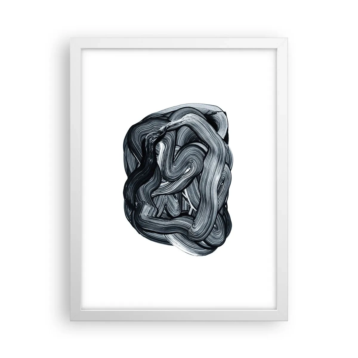 Affiche dans un cadre blanc - Poster - Ce n'est pas si simple - 30x40 cm