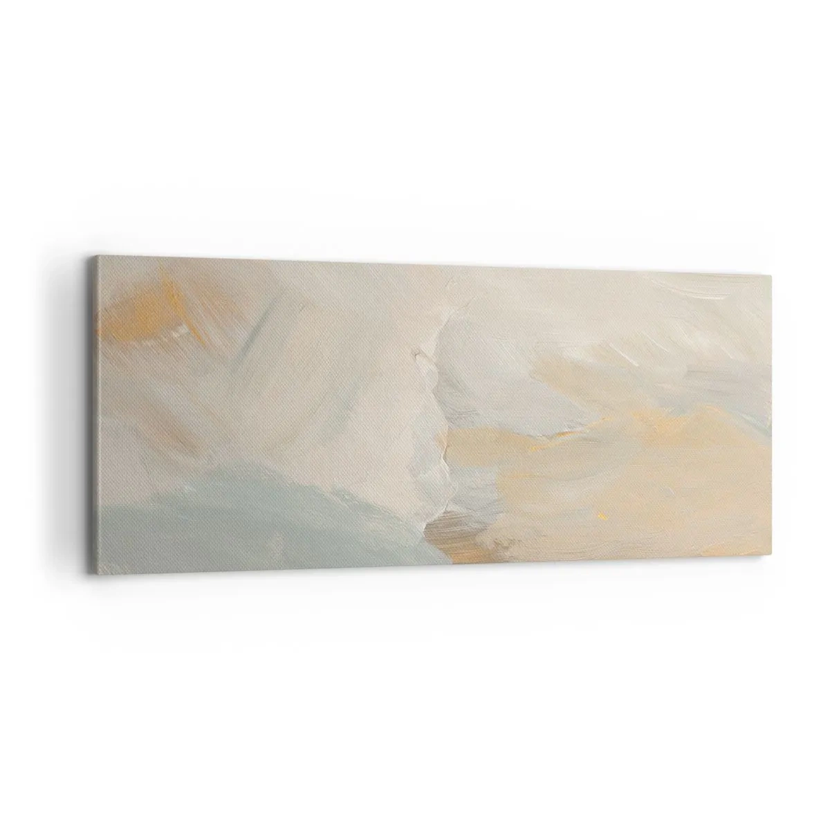 Impression sur toile - Image sur toile - Abstraction – le pays de la douceur - 100x40 cm