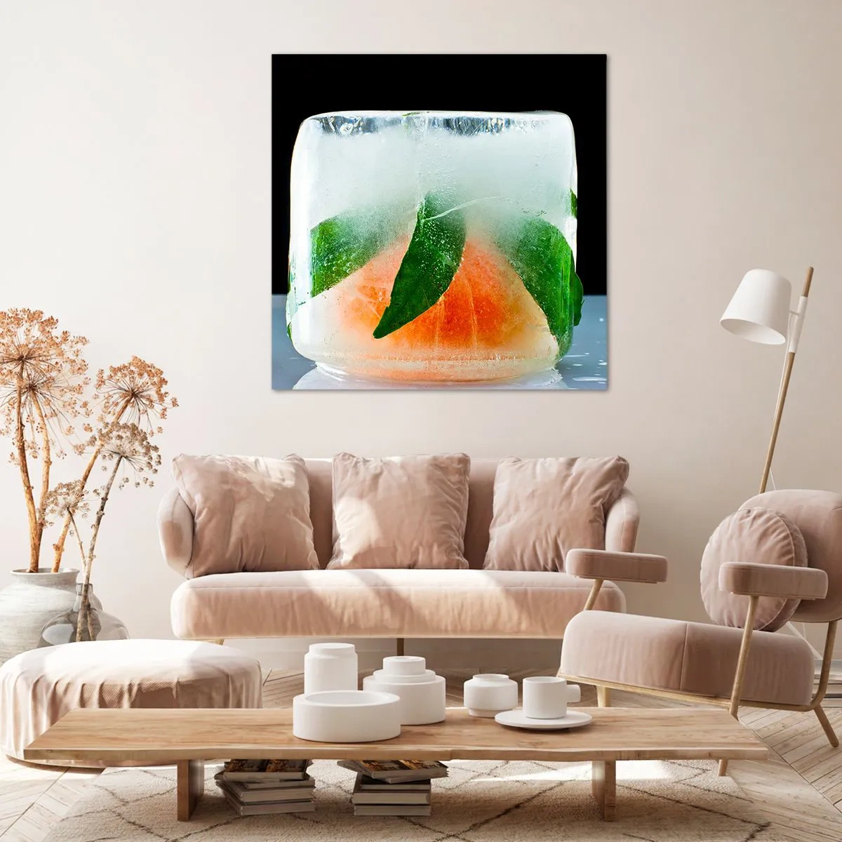 Impression sur toile - Image sur toile - Fraîcheur et rafraîchissement - 70x70 cm