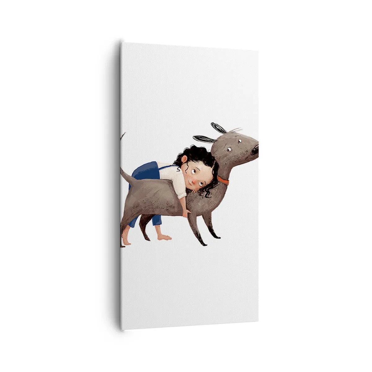 Impression sur toile - Image sur toile - Les meilleurs amis - 65x120 cm