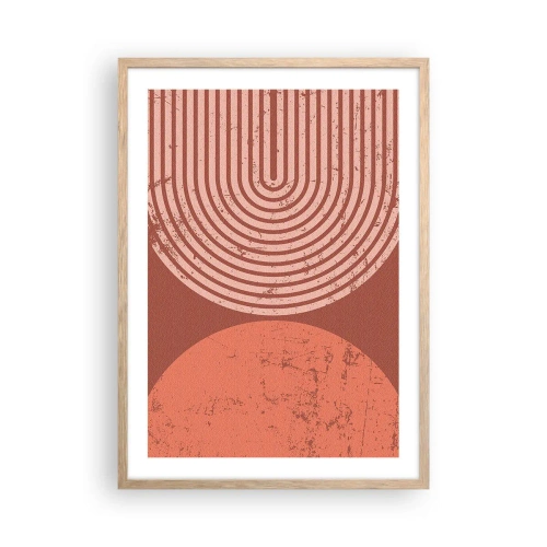 Affiche dans un chêne clair - Poster - Une relation proche - 50x70 cm