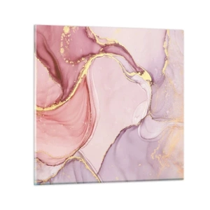 Impression sur verre - Image sur verre - Caresse de couleurs - 50x50 cm