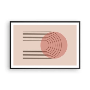 Affiche dans un cadre noir - Poster - Attraction irrésistible - 91x61 cm