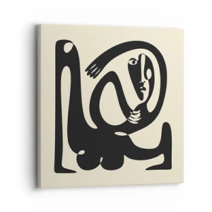 Impression sur toile - Image sur toile - Presque du Picasso - 30x30 cm
