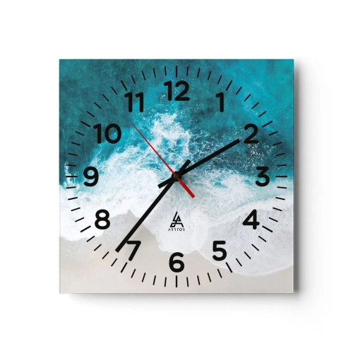 Horloge murale - Pendule murale - Caresse naturelle - 30x30 cm