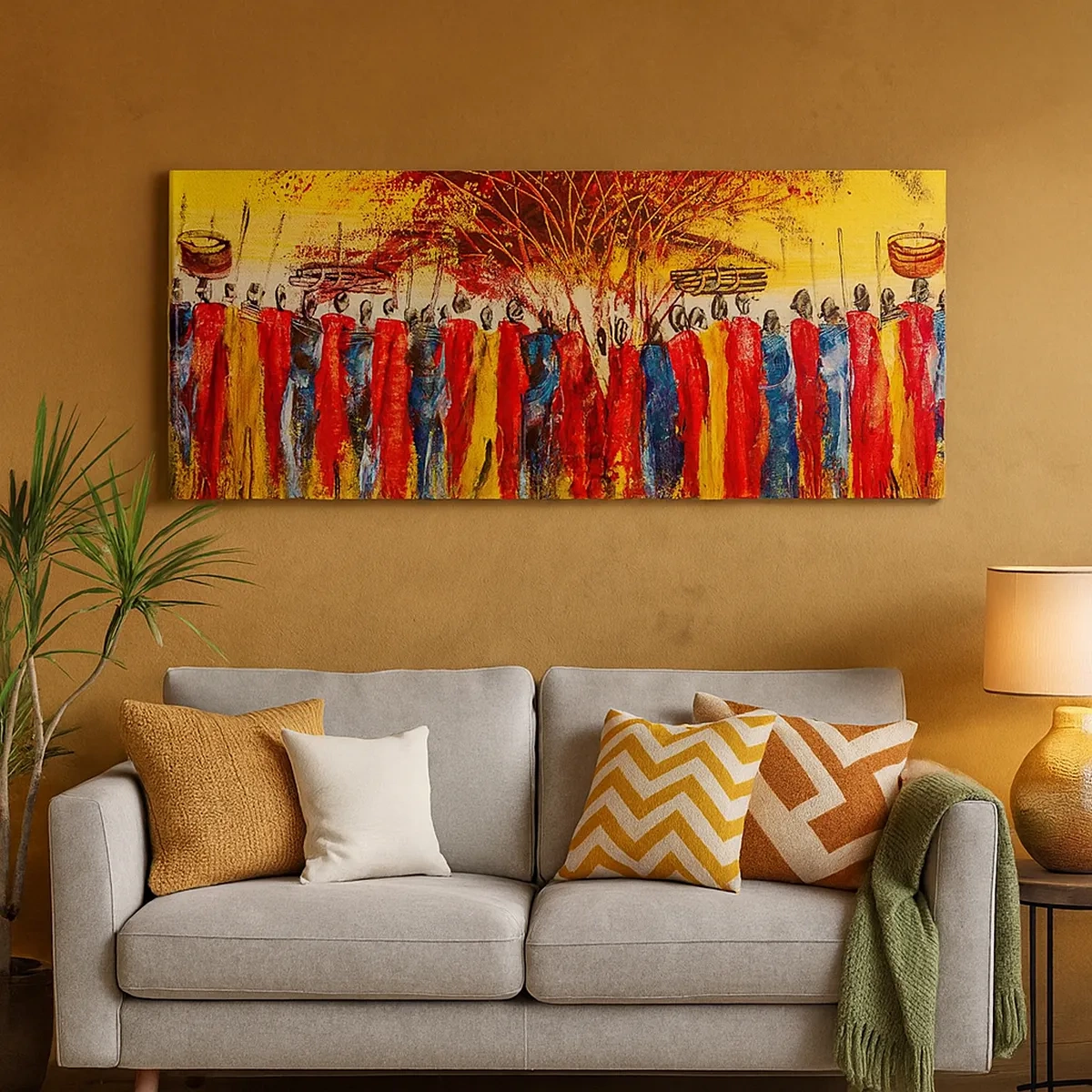 Impression sur toile - Image sur toile - Là-bas, là-bas, ils vont là-bas - 30x30 cm