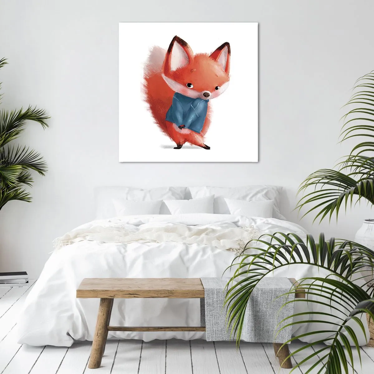 Impression sur toile - Image sur toile - Est-ce que ça me va? - 60x60 cm