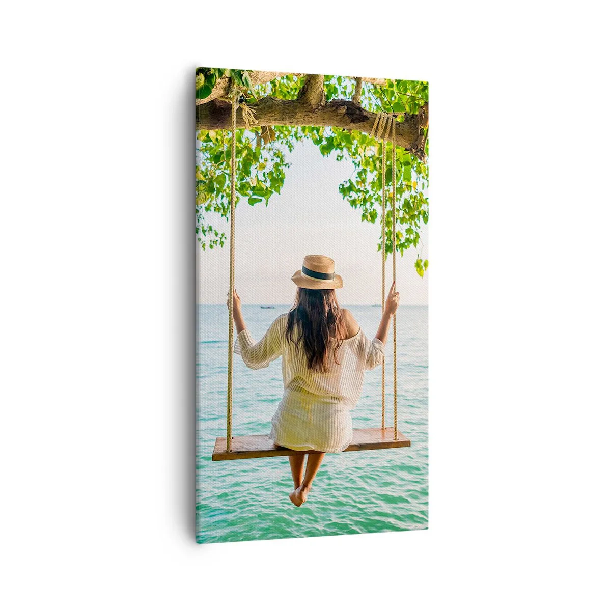 Impression sur toile - Image sur toile - La vie est belle - 55x100 cm