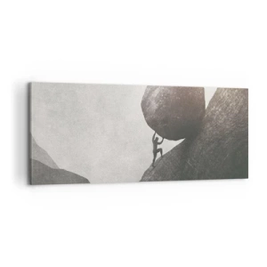 Impression sur toile - Image sur toile - Je crois contre tout espoir - 100x40 cm