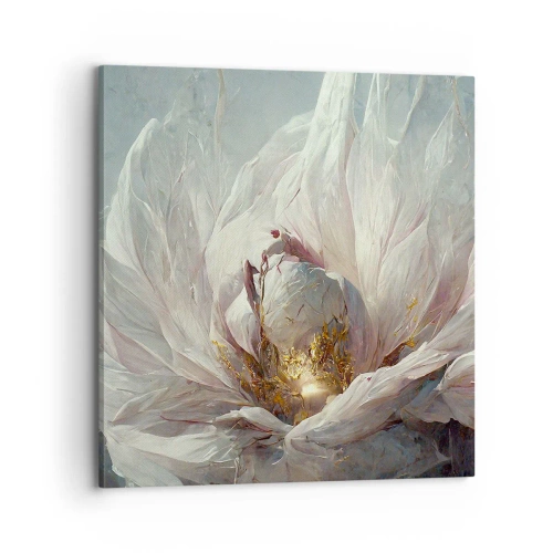 Impression sur toile - Image sur toile - Il fleurit une fois tous les cent ans - 70x70 cm