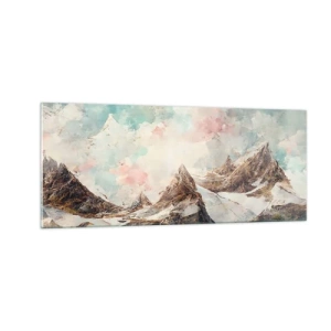 Impression sur verre - Image sur verre - Lames de roche - 100x40 cm