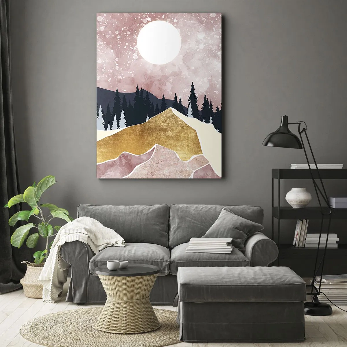 Impression sur toile - Image sur toile - Gardien de la nuit - 45x80 cm