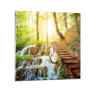 Impression sur verre - Image sur verre - Une fraîcheur tant désirée - 70x70 cm