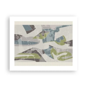 Affiche - Poster - Composition derrière la vitre - 50x40 cm