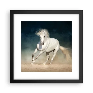 Affiche dans un cadre noir - Poster - La liberté à l'état pur - 30x30 cm