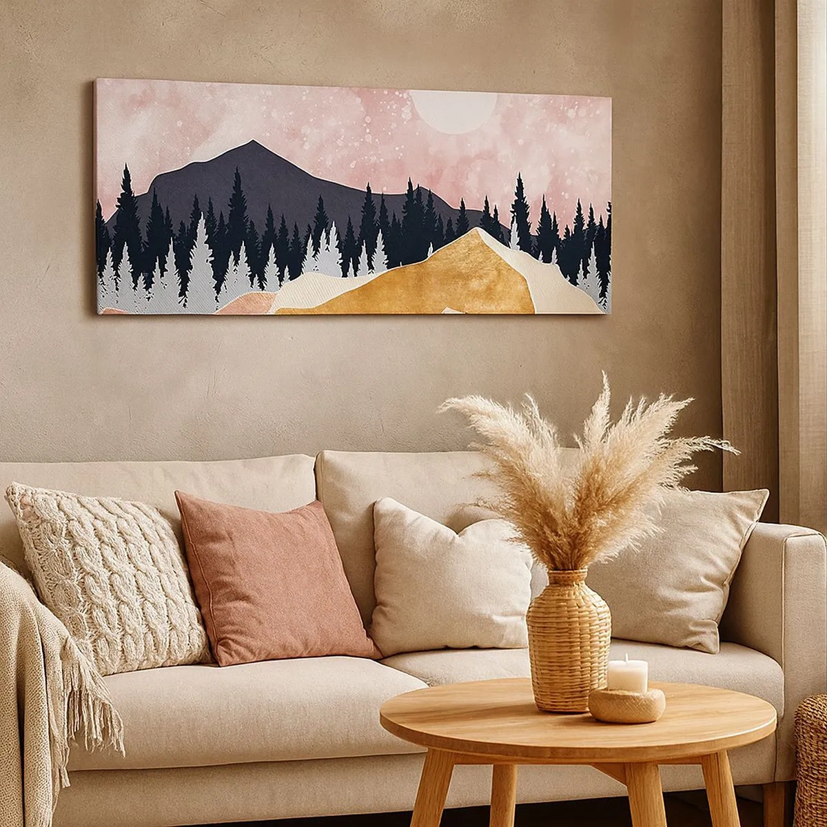 Impression sur toile - Image sur toile - Gardien de la nuit - 100x40 cm