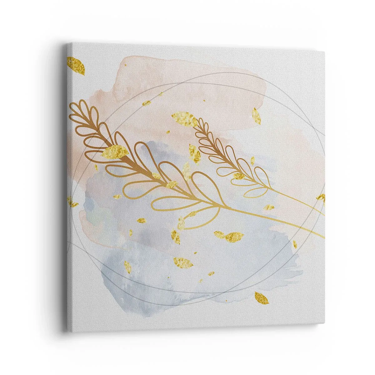 Impression sur toile - Image sur toile - Explosion d'or - 40x40 cm