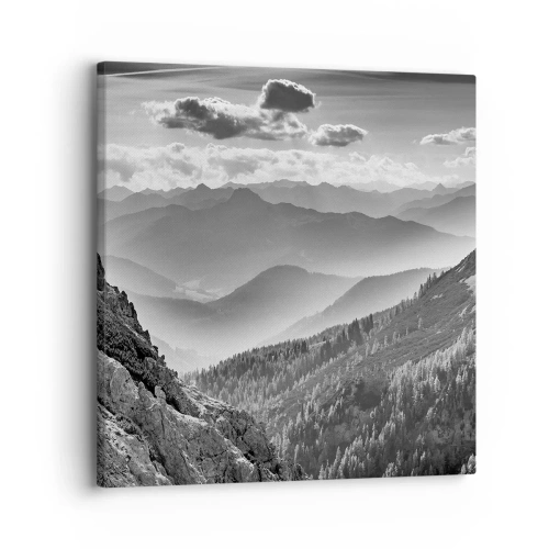 Impression sur toile - Image sur toile - Jusqu'à l'horizon - 30x30 cm