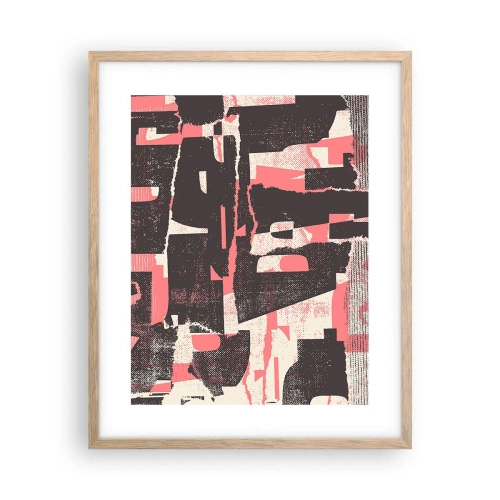 Affiche dans un chêne clair - Poster - Tout ce tapage - 40x50 cm