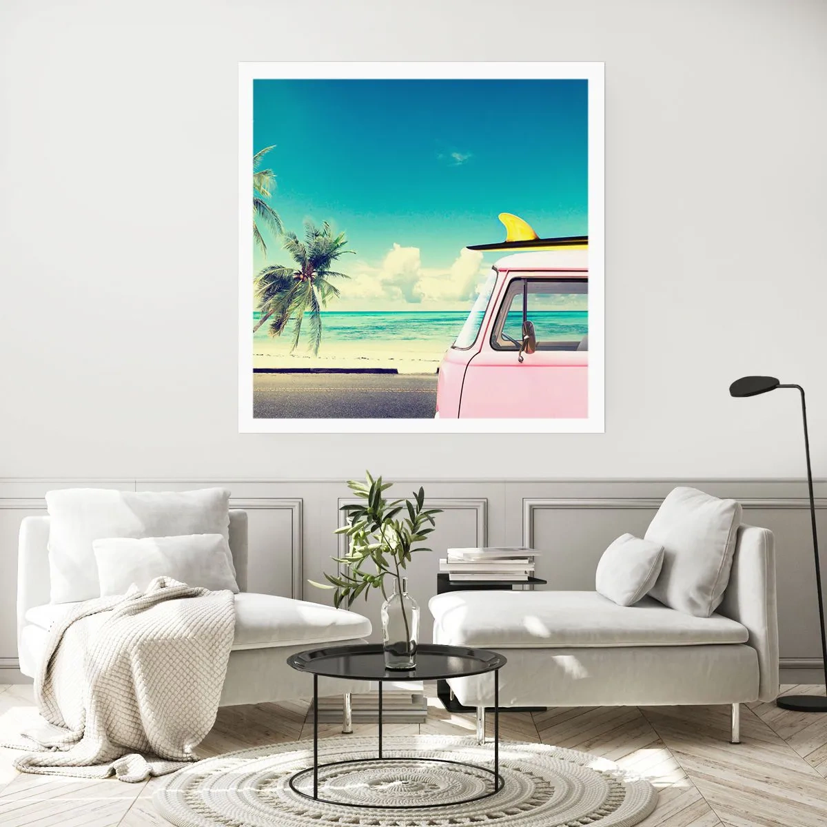 Affiche - Poster - Il est temps de commencer les vacances - 30x30 cm