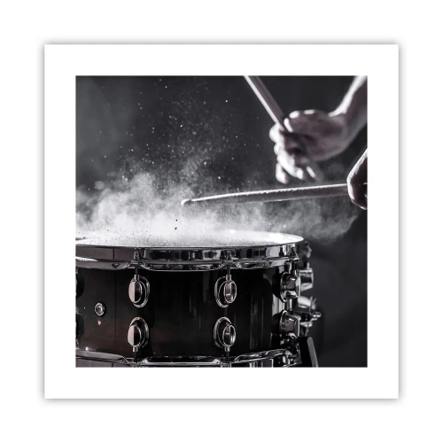 Affiche - Poster - Tempo de la musique - 40x40 cm