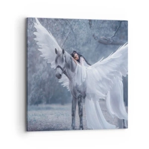 Impression sur toile - Image sur toile - Un moment inspiré - 70x70 cm