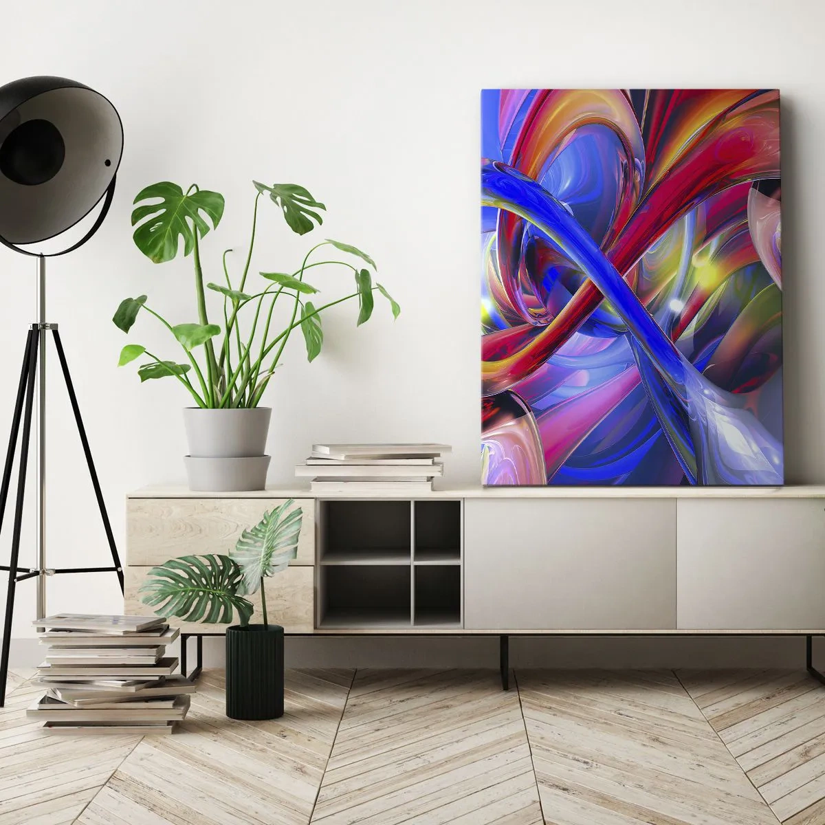 Impression sur toile - Image sur toile - La danse des nuances - 45x80 cm