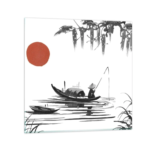 Impression sur verre - Image sur verre - Après-midi asiatique - 40x40 cm