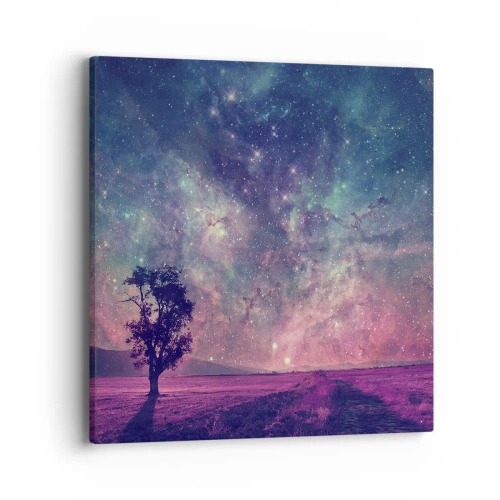 Impression sur toile - Image sur toile - Sous un ciel magique - 40x40 cm