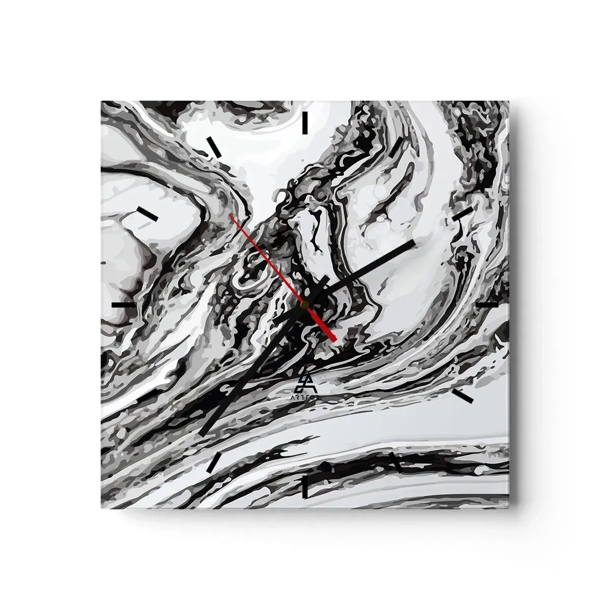 Horloge murale - Pendule murale - Au début, c'était le chaos - 40x40 cm