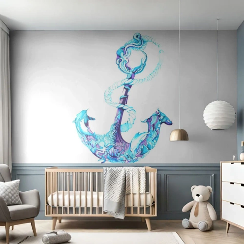 Papier Peint Photo Standard Eco - Le confident des secrets de la mer - Abstraction, Ancre, Mer - 400x280 cm