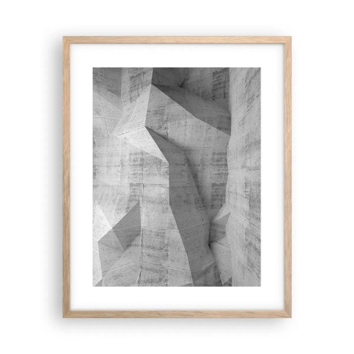 Affiche dans un chêne clair - Poster - Un vrai challenge - 40x50 cm