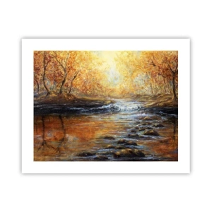 Affiche - Poster - Le ruisseau d'or - 50x40 cm