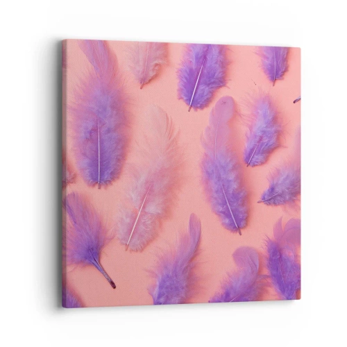 Impression sur toile - Image sur toile - Oiseau de désir lilas - 40x40 cm
