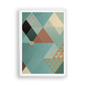 Affiche dans un cadre blanc - Poster - Unité de la multiplicité, multiplicité de l'unité - 70x100 cm