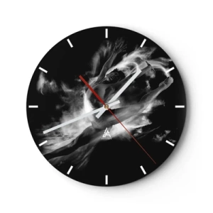 Horloge murale - Pendule murale - Coincé en l'air - 40x40 cm