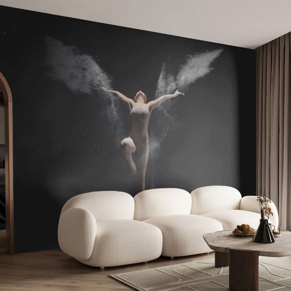 Papier Peint Photo Premium Canvas - Les elfes existent - Abstraction, Danseur, Gymnaste - 150x105 cm