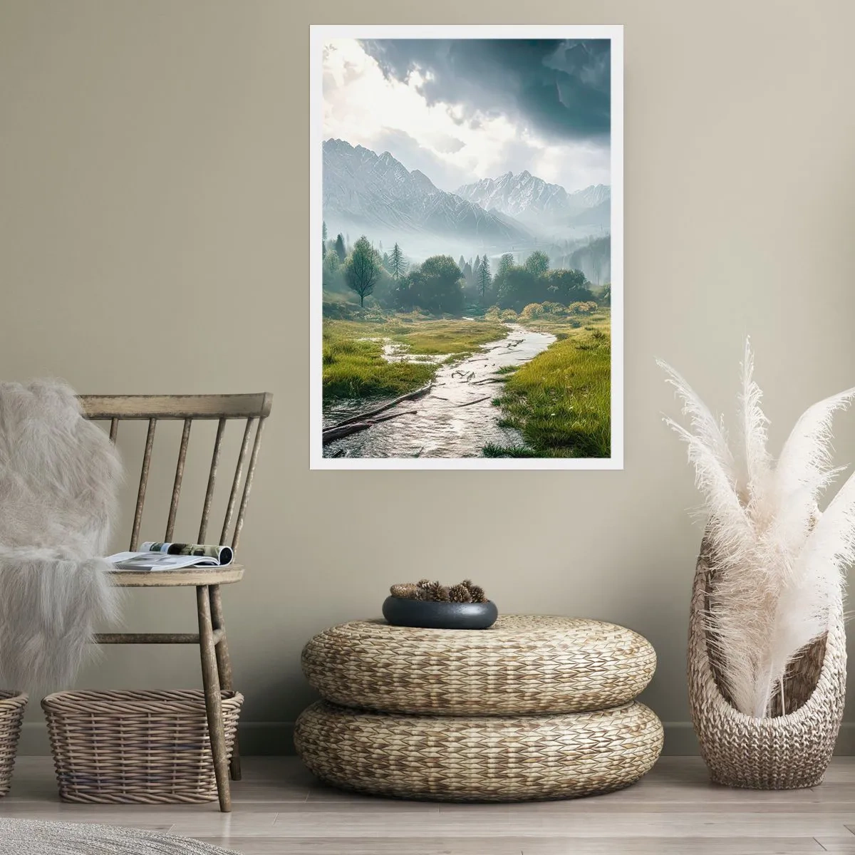 Affiche - Poster - Aller et retour - 30x40 cm