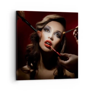 Impression sur toile - Image sur toile - Belle rêveuse - 70x70 cm