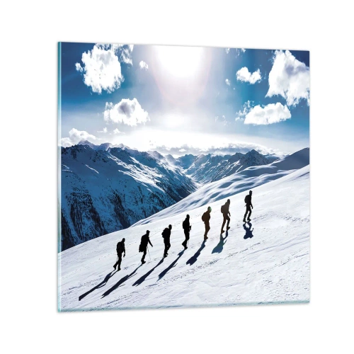 Impression sur verre - Image sur verre - L'équipe des conquérants - 70x70 cm