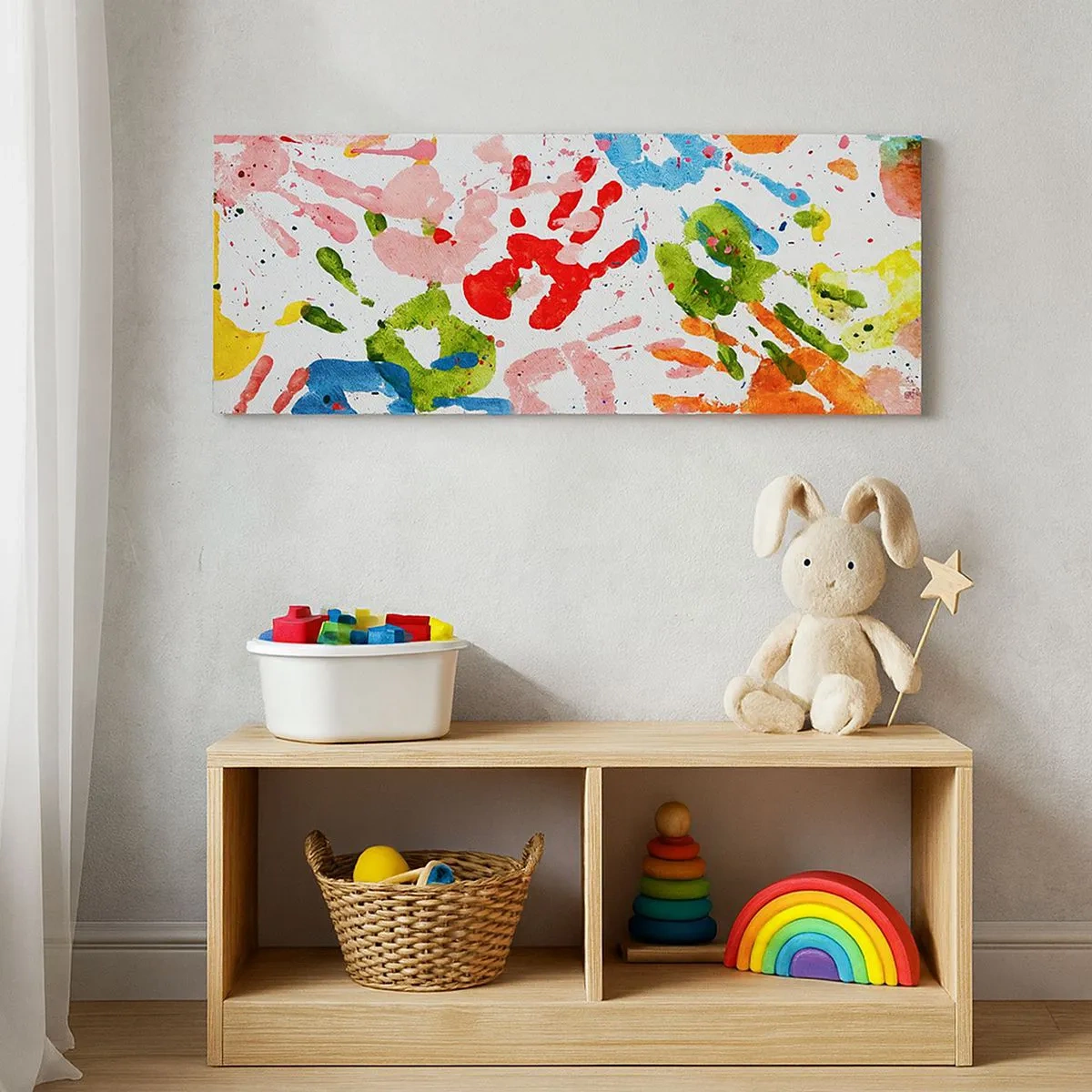 Impression sur toile - Image sur toile - Suivez les traces - 100x40 cm