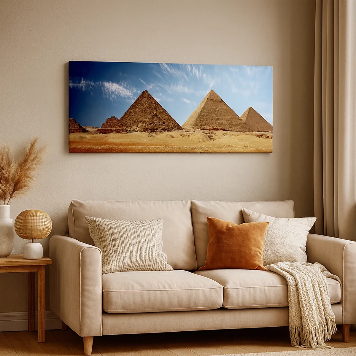 Impression sur toile - Image sur toile - 40 siècles vous regardent - 30x30 cm