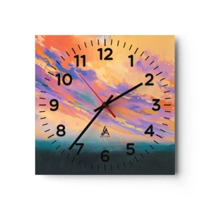 Horloge murale - Pendule murale - La force d'attraction - 40x40 cm