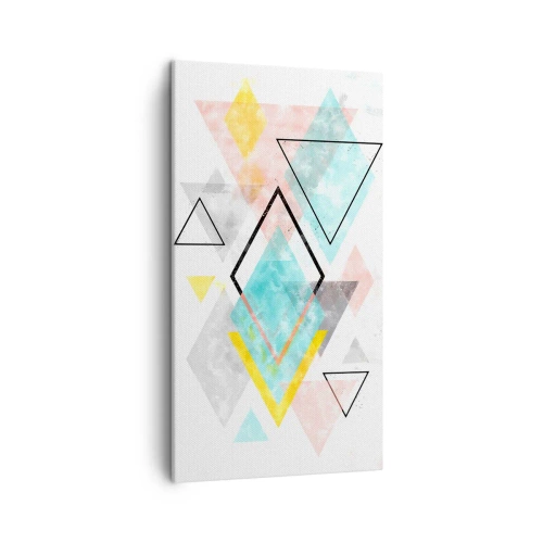 Impression sur toile - Image sur toile - Géométrie facile - 45x80 cm