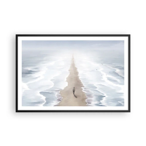 Affiche dans un cadre noir - Poster - Un brillant avenir - 91x61 cm