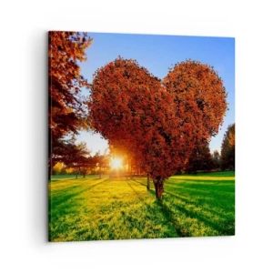 Impression sur toile - Image sur toile - Et comment ne pas aimer tomber - 60x60 cm